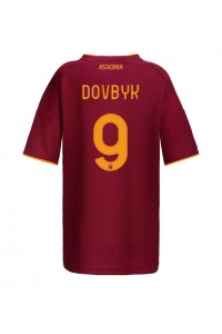 AS Roma Artem Dovbyk #9 Jalkapallovaatteet Naisten Kotipaita 2025-26 Lyhythihainen